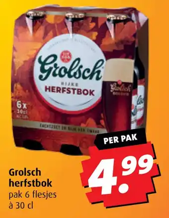 Boni Grolsch herfstbok aanbieding