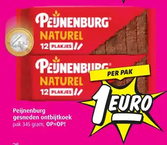 Boni Peijnenburg gesneden ontbijtkoek aanbieding