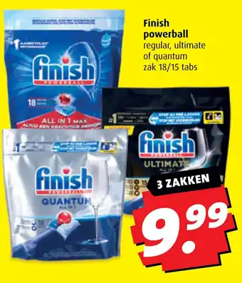 Boni Finish powerball aanbieding
