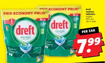 Boni Dreft vaatwas tabletten aanbieding
