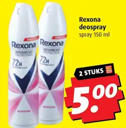 Boni Rexona deospray aanbieding