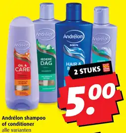 Boni Andrélon shampoo of conditioner aanbieding