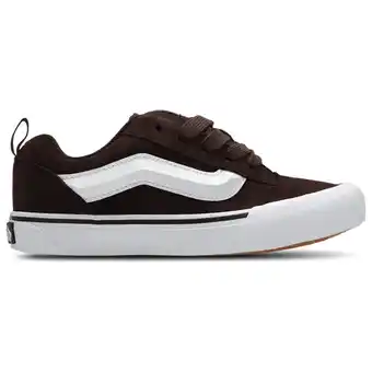 Foot Locker Vans Knu Skool Kindersneakers - Bruin - Maat 35 - Leer aanbieding