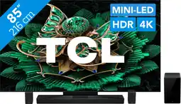 Coolblue TCL 85 QD Mini-led C71K 4K (2025) + TCL Q85H PRO aanbieding