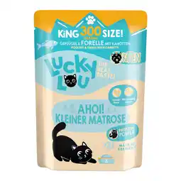 Zooplus Dubbelpak: 2x300g Lucky Lou Adult Gevogelte & Forel natvoer voor katten aanbieding