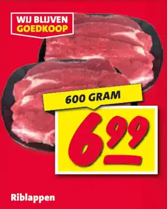 Nettorama Riblappen aanbieding