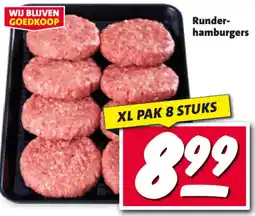 Nettorama Runderhamburgers aanbieding