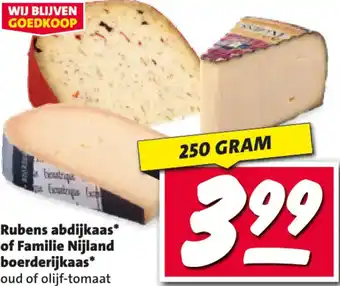 Nettorama Rubens abdijkaas of Familie Nijland boerderijkaas aanbieding