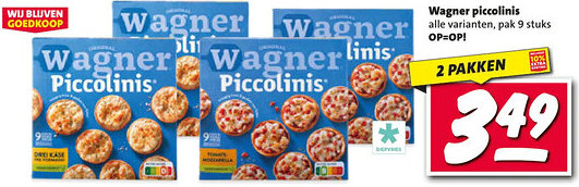 Nettorama Wagner piccolinis aanbieding