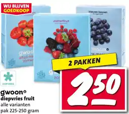 Nettorama Gwoon diepvries fruit aanbieding