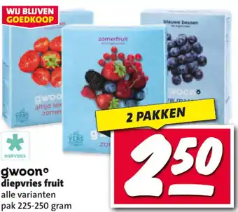 Nettorama Gwoon diepvries fruit aanbieding