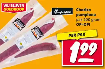 Nettorama Chorizo pamplona aanbieding