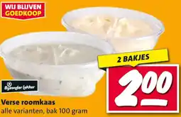 Nettorama Verse roomkaas aanbieding