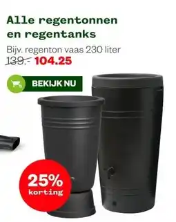Welkoop Alle regentonnen en regentanks aanbieding