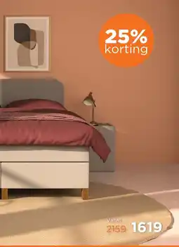 TotaalBED Boxspring Ulsberg vlak aanbieding