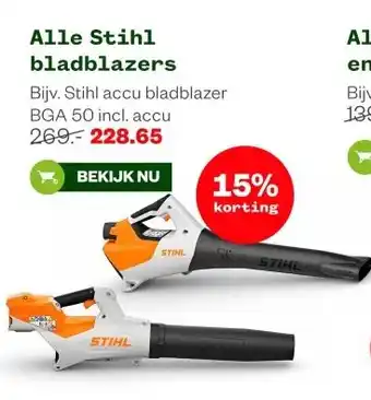 Welkoop Alle Stihl bladblazers aanbieding