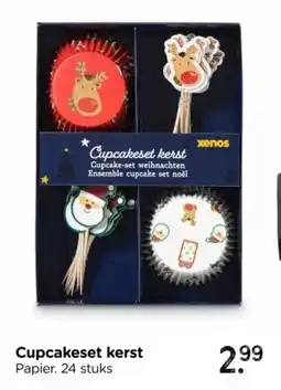 Xenos Cupcakeset kerst aanbieding