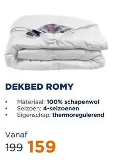 TotaalBED Dekbed Romy 100% wol | 140 x 200 cm | 4-seizoenen aanbieding