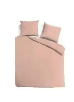 TotaalBED Dekbedovertrek Noa Pastel Brique 140 x 200/220 cm aanbieding