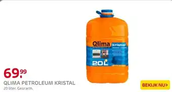 Praxis Qlima kachelbrandstof Kristal 20L aanbieding