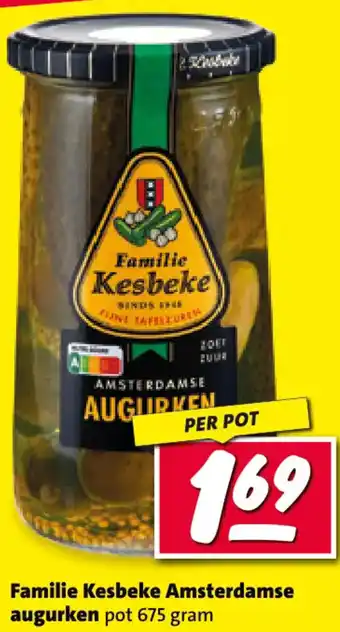 Nettorama Familie Kesbeke Amsterdamse augurken aanbieding
