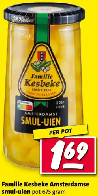 Nettorama Familie Kesbeke Amsterdamse smul-uien aanbieding