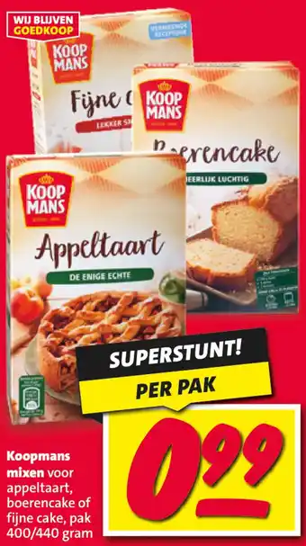 Nettorama Koopmans mixen aanbieding