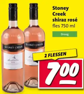 Nettorama Stoney Creek shiraz rosé aanbieding