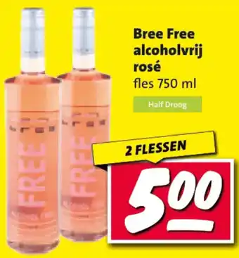 Nettorama Bree Free alcoholvrij rosé aanbieding