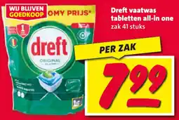 Nettorama Dreft vaatwas tabletten all-in one aanbieding