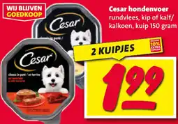 Nettorama Cesar hondenvoer aanbieding