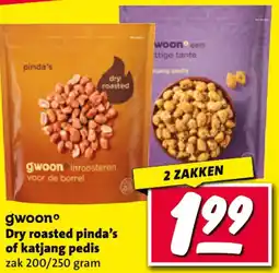 Nettorama Gwoon Dry roasted pinda's of katjang pedis aanbieding
