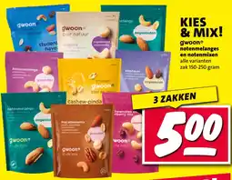 Nettorama Gwoon notenmelanges en notenmixen aanbieding