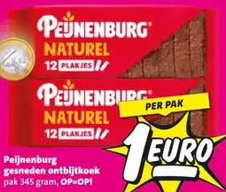 Nettorama Peijnenburg gesneden ontbijtkoek aanbieding