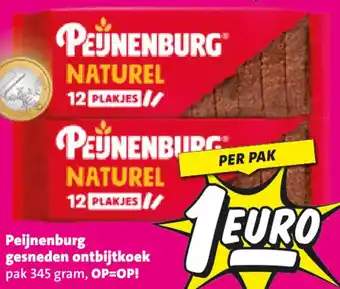 Nettorama Peijnenburg gesneden ontbijtkoek aanbieding