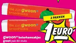 Nettorama Gwoon boterhamzakjes groot aanbieding
