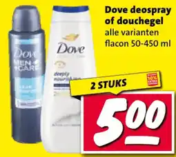 Nettorama Dove deospray of douchegel aanbieding