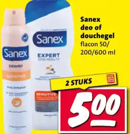 Nettorama Sanex deo of douchegel aanbieding
