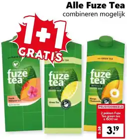 Coop Alle Fuze Tea aanbieding