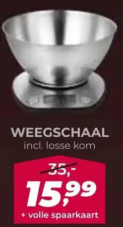 Coop Weegschaal aanbieding