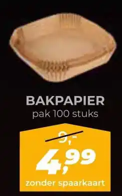 Coop Bakpapier aanbieding