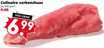 Coop Culinaire varkenshaas aanbieding