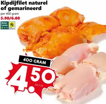 Coop Kipdijfilet naturel of gemarineerd aanbieding