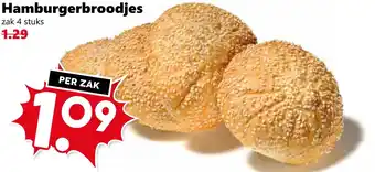 Coop Hamburgerbroodjes aanbieding