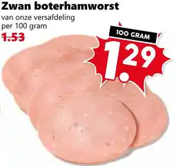 Coop Zwan boterhamworst aanbieding