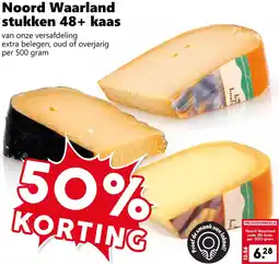 Coop Noord Waarland stukken 48+ kaas aanbieding