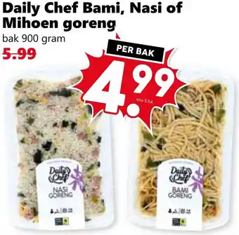 Coop Daily Chef Bami, Nasi of Mihoen goreng aanbieding