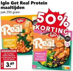 Coop Iglo Get Real Protein maaltijden aanbieding