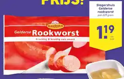 Coop Slagershuis Gelderse rookworst aanbieding