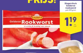 Coop Slagershuis Gelderse rookworst aanbieding